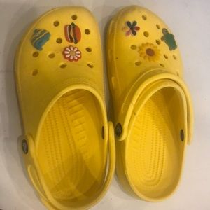Yellow crocs